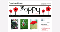 Desktop Screenshot of poppycopyanddesign.com